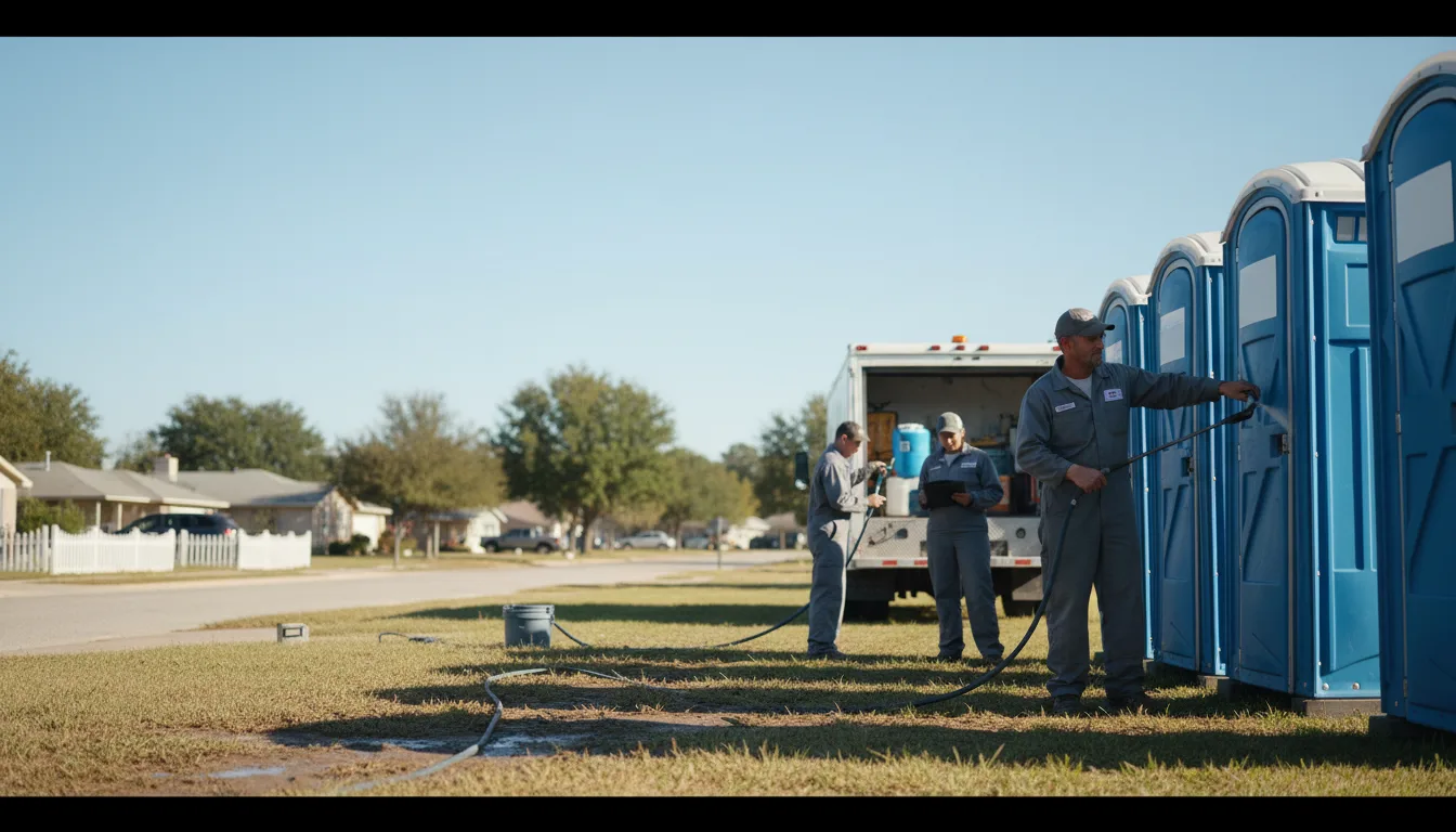 Long-Term Portable Toilet Rental in Dennison, IL near me